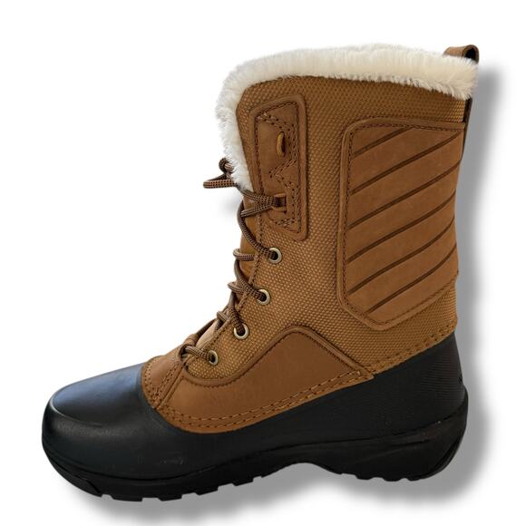 The North Face Shellista IV Mid Winter Boots Women's Size 9 Waterproof Brown - Picture 5 of 8